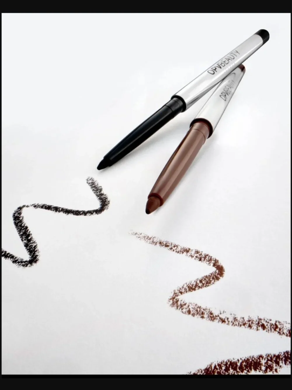 ❣️2/$36 NIB OPV Beauty Eyeliner Gel Pencil Duo Black & Brown Full Size $25.00